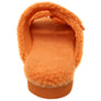 Hush Puppies Fluffy Womens Comfortable Open Toe Slippers