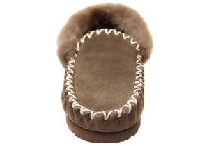 Hush Puppies Shaggy Womens Comfortable Moccasin Slippers