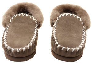 Hush Puppies Shaggy Womens Comfortable Moccasin Slippers