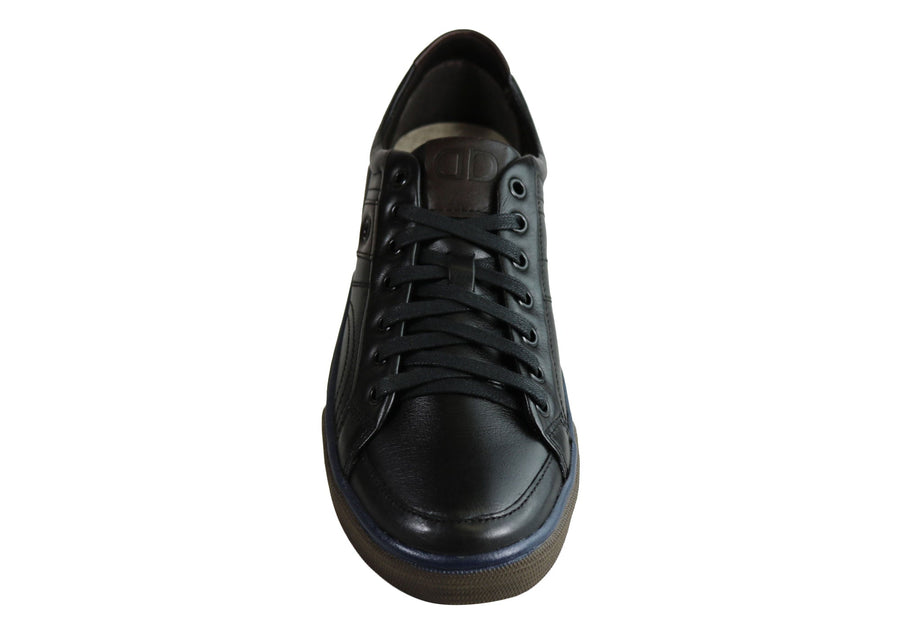 Democrata Voice Mens Leather Lace Up Casual Shoes Made In Brazil