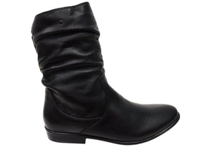 Half calf deals leather boots