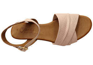 Cabello Comfort Yenice Womens Comfortable European Leather Sandals