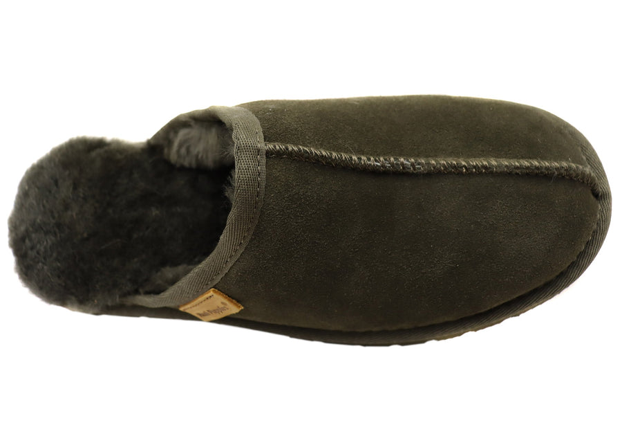 Hush Puppies Loch Mens Comfortable Open Back Slippers