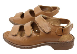 Opananken Michele Womens Comfortable Leather Adjustable Sandals