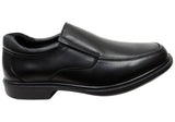 Explorer Mens Roko Leather Comfortable Slip On Dress Shoes