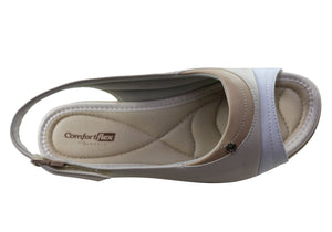 Comfortflex Keepler Womens Comfortable Wedge Sandals Made In Brazil