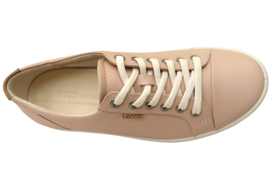 ECCO Womens Soft 7 Comfortable Leather Casual Lace Up Sneakers Shoes