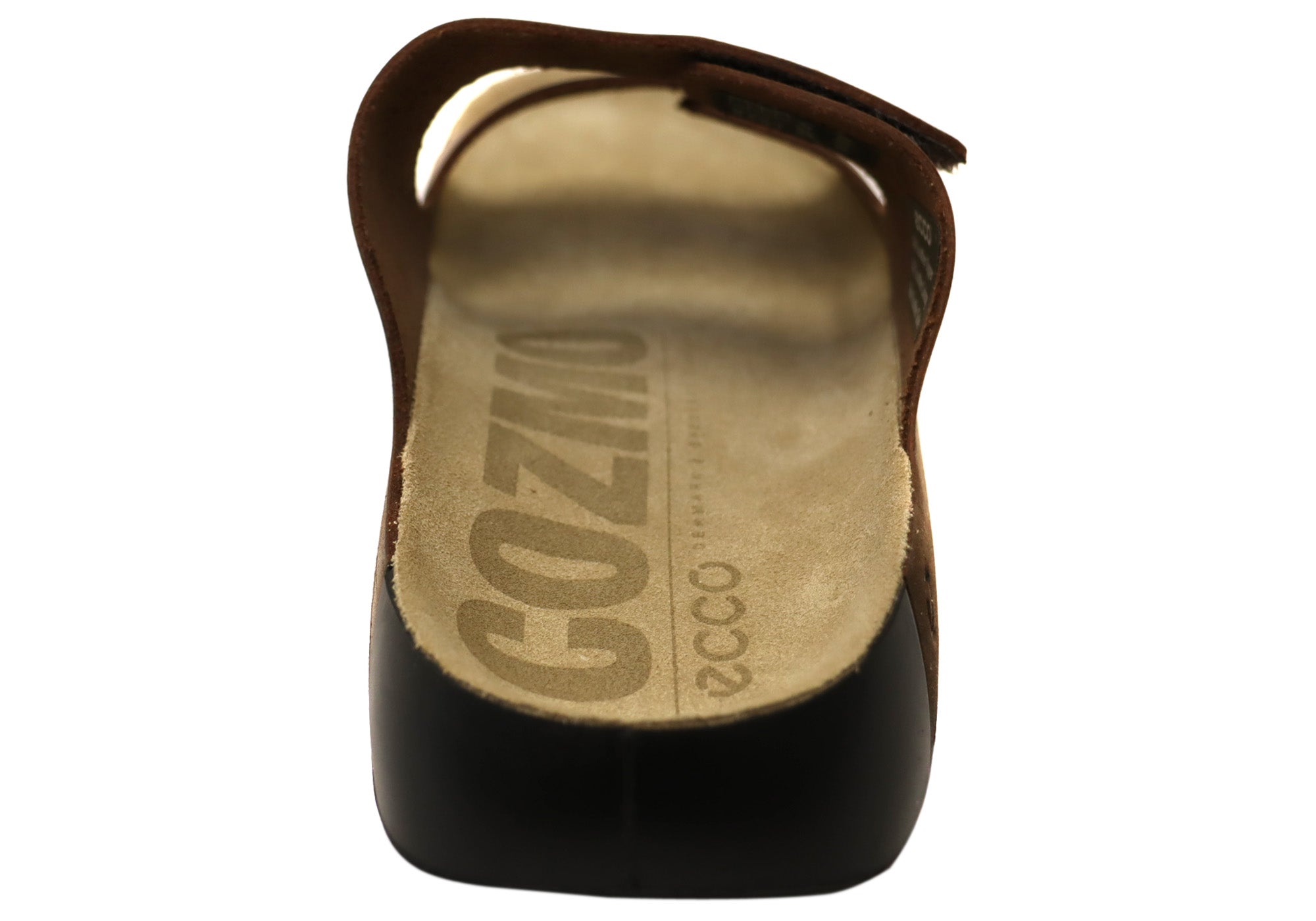 ECCO Cozmo Mens Comfortable Leather Slides Sandals