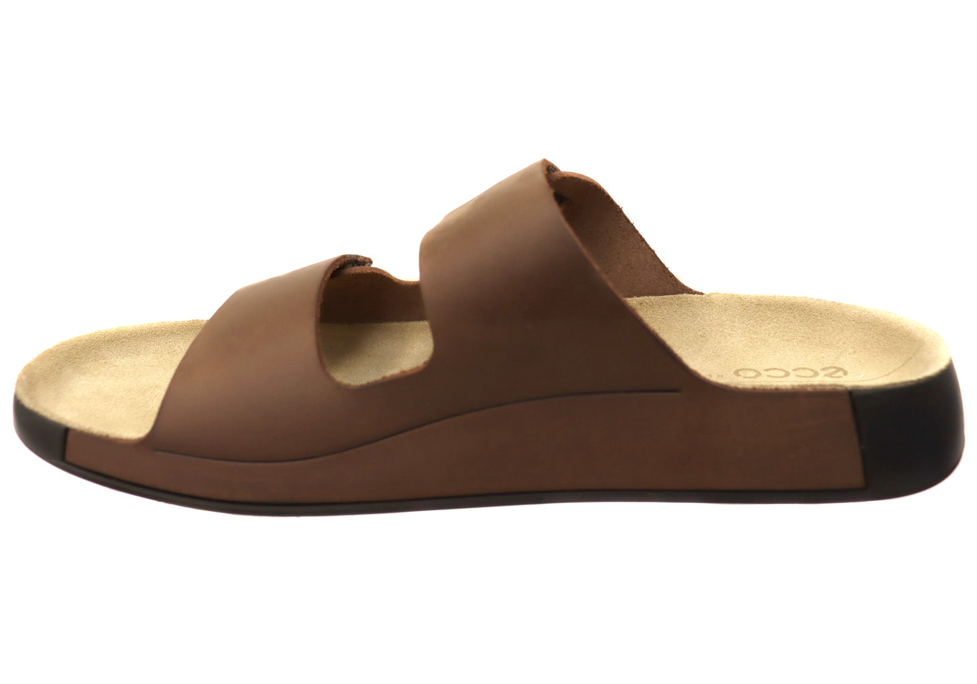 ECCO Cozmo Mens Comfortable Leather Slides Sandals