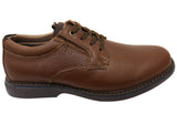 Nunn Bush By Florsheim Mens Otto Plain EE Extra Wide Leather Shoes