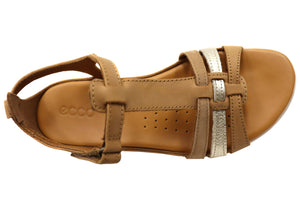 ECCO Flash T Strap Womens Comfortable Leather Sandals