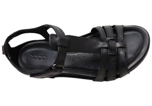 ECCO Flash T Strap Womens Comfortable Leather Sandals