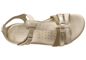 ECCO Flash T Strap Womens Comfortable Leather Sandals