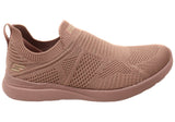 Skechers Womens BOBS Milano Purely Radiant Slip On Shoes Mauve