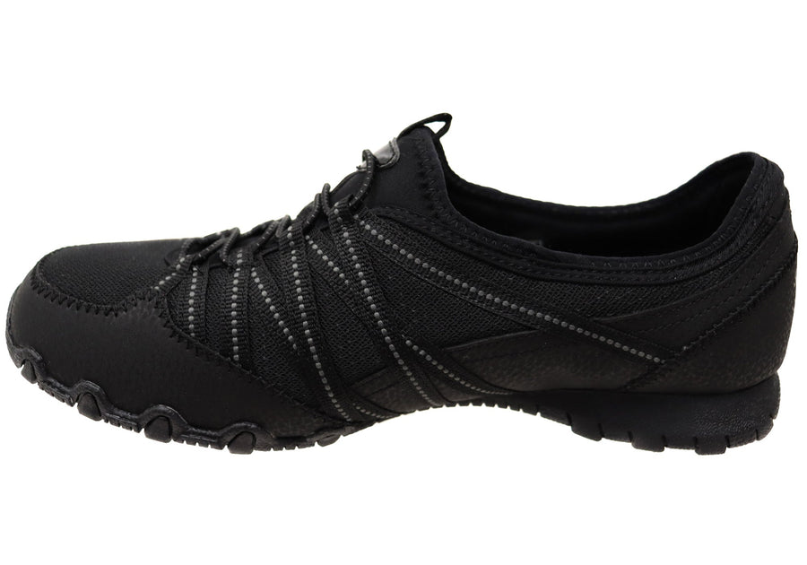 Skechers Womens Bikers Lite Relive Comfortable Wide Fit Shoes