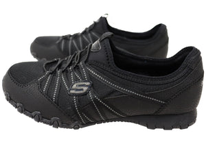 Skechers Womens Bikers Lite Relive Comfortable Wide Fit Shoes