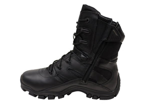 Bates Mens Comfortable Delta 8 Side Zip Military Tactical Boots