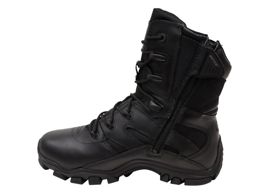 Bates Mens Comfortable Delta 8 Side Zip Military Tactical Boots