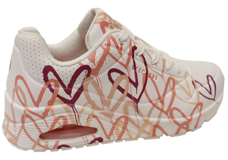 Skechers Womens X JGoldcrown Uno Spread The Love Shoes