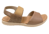 Usaflex Calandra Womens Comfortable Leather Sandals Made In Brazil