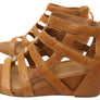 Sofft Rio II Womens Leather Wedge Sandals With Comfort Footbed