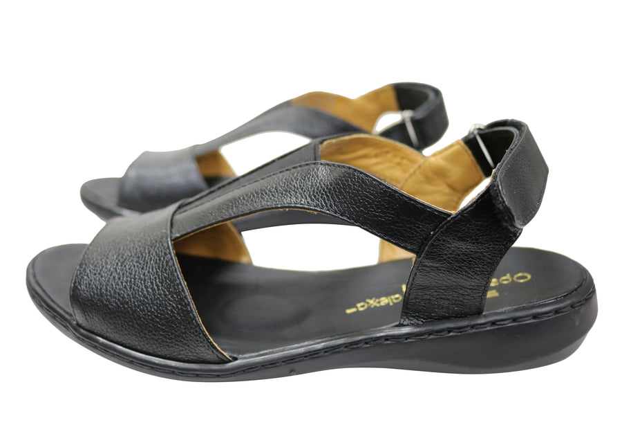 Opananken Elva Womens Comfortable Brazilian Leather Sandals