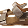 Sofft Verdi II Womens Leather Wedge Sandals With Comfort Footbed