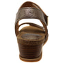 Sofft Verdi II Womens Leather Wedge Sandals With Comfort Footbed