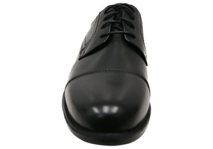 Florsheim Mens Fairfield Cap Toe Derby EEE Wide Leather Dress Shoes