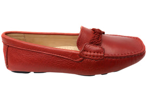 Savelli Erin Womens Comfortable Leather Loafers Shoes Made In Brazil