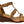 Sofft Gaige Womens Leather Wedge Sandals With Comfort Footbed