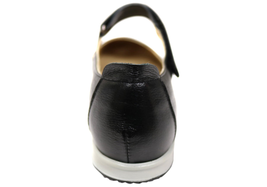 Opananken Trixy Womens Comfortable Brazilian Leather Mary Jane Shoes