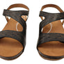 Scholl Orthaheel Jenna Womens Comfortable Leather Wedge Sandals