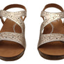 Scholl Orthaheel Jenna Womens Comfortable Leather Wedge Sandals