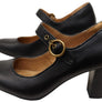 Sofft Petra Womens Leather Mary Jane Heels With Comfort Footbed