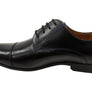 Florsheim Mens Clayton Cap Toe Derby EEE Wide Leather Dress Shoes