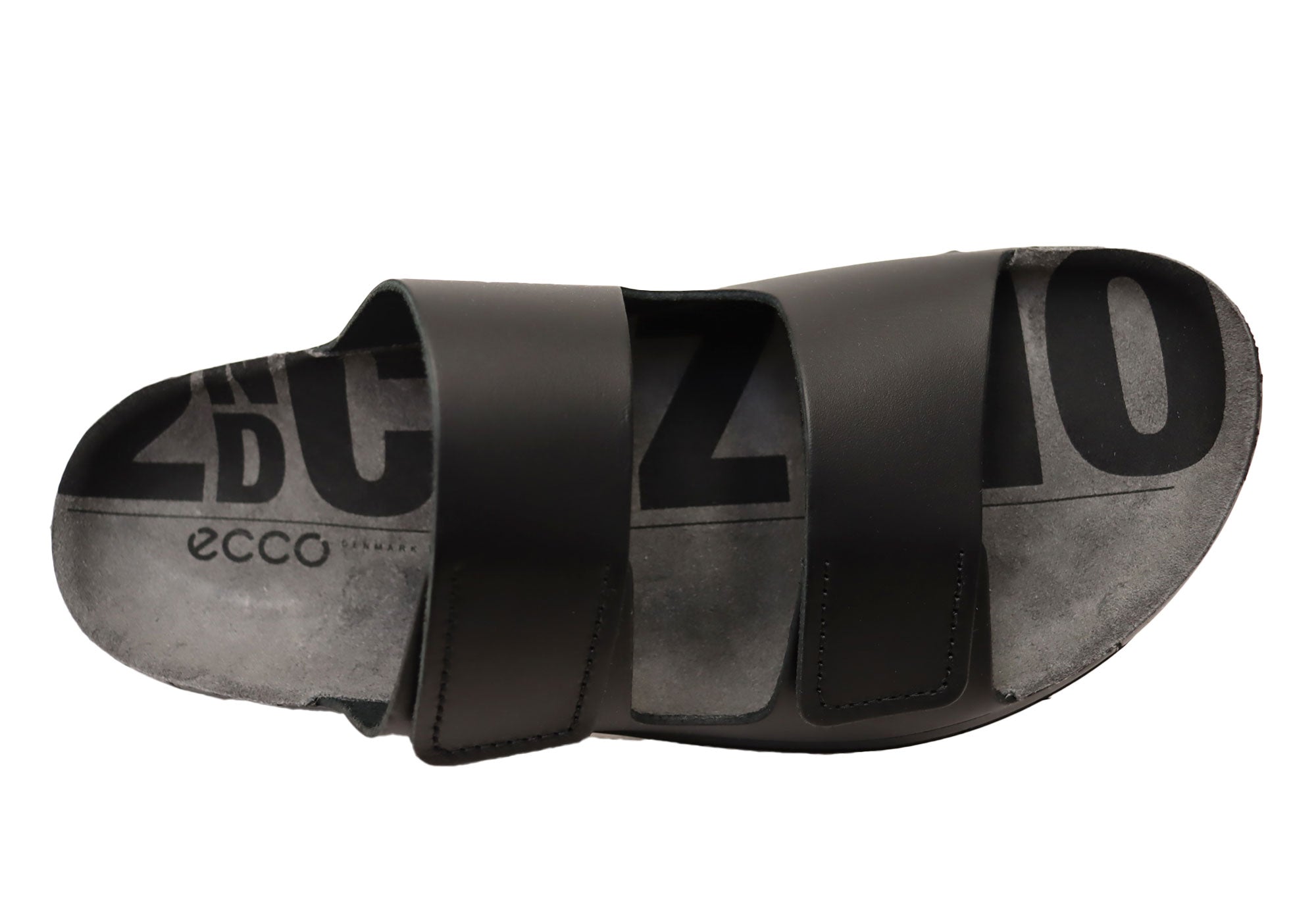 ECCO Cozmo Mens Comfortable Leather Slides Sandals