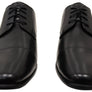 Florsheim Mens Cross Cap Toe Derby EE Extra Wide Leather Dress Shoes