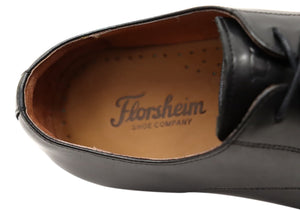 Florsheim Mens Copenhagen Cap Toe Derby EE Extra Wide Leather Shoes