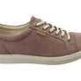 ECCO Womens Soft 7 Comfortable Leather Casual Lace Up Sneakers Shoes