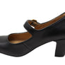 Sofft Leslie Womens Leather Mary Jane Heels With Comfort Footbed