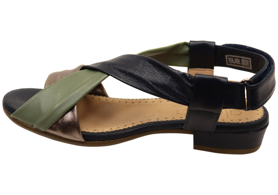 Opananken Janice Womens Comfortable Brazilian Leather Sandals