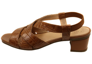 Opananken Madison Womens Comfortable Leather Low Heel Sandals