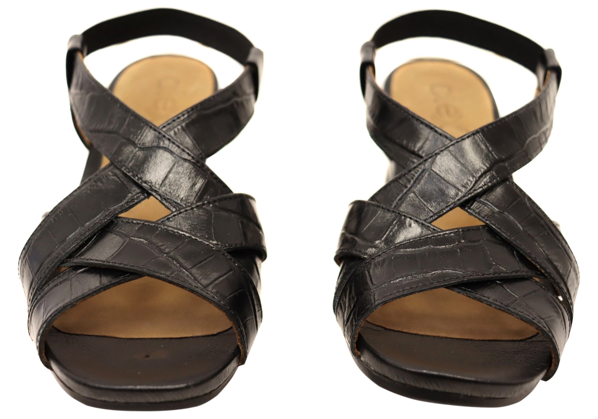 Opananken Madison Womens Comfortable Leather Low Heel Sandals