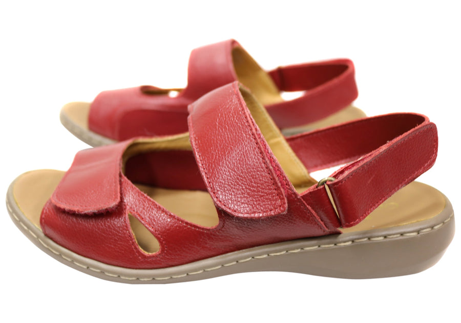 Opananken Eva Womens Comfortable Adjustable Leather Brazilian Sandals
