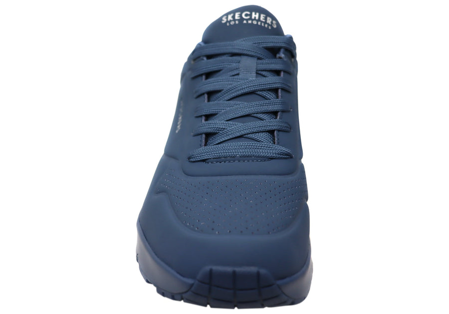 Skechers Mens Uno Stand On Air Lace Up Memory Foam Shoes