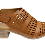 Orizonte Jazela Womens European Leather Low Heel Comfortable Sandals