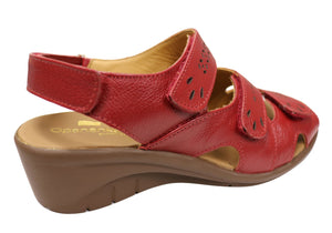 Opananken Katrina Womens Comfortable Brazilian Leather Sandals