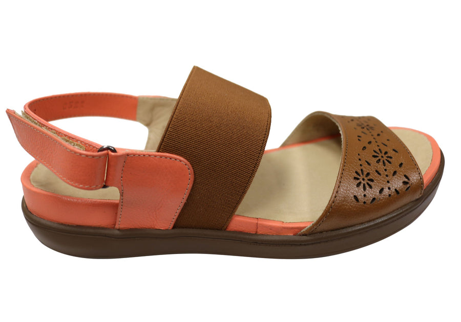 Opananken Alisha Womens Comfortable Brazilian Leather Sandals