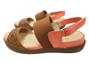 Opananken Alisha Womens Comfortable Brazilian Leather Sandals